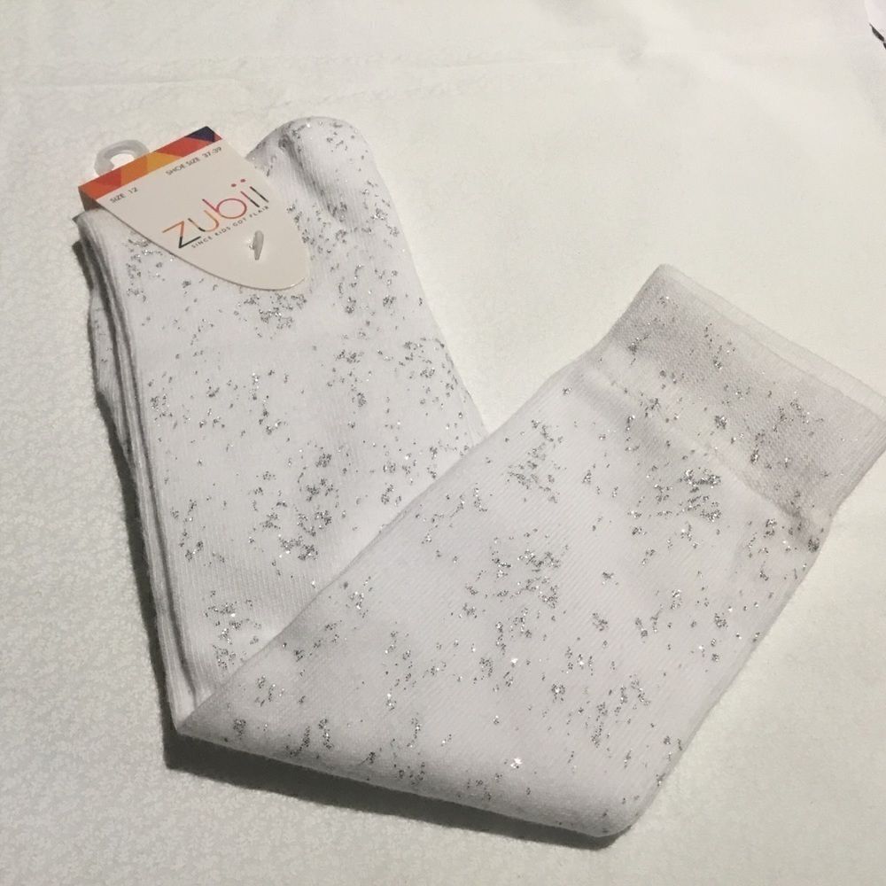 SALE. BUY 5/$10.  NWT Girls Knee Socks White
